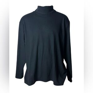 Men’s Houston White Black Turtleneck Sweater